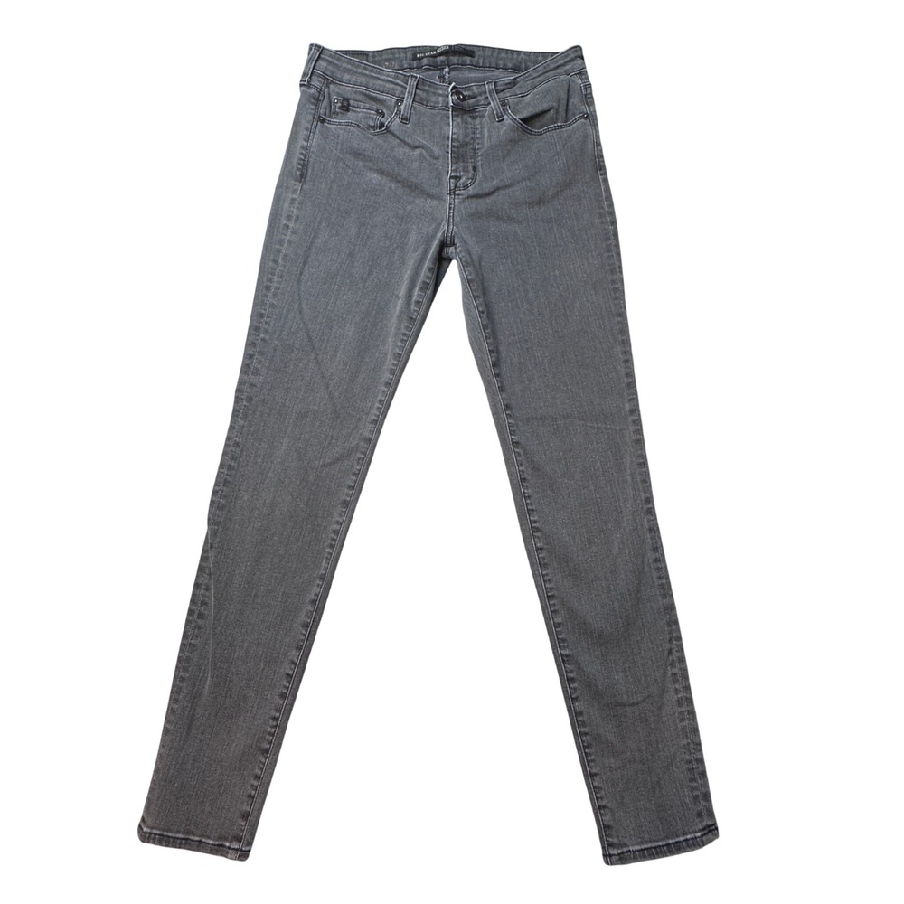 Big Star Jeans Womens‎ 29 Grey Andrea Skinny Mid Rise Stretch Denim Pants 1974